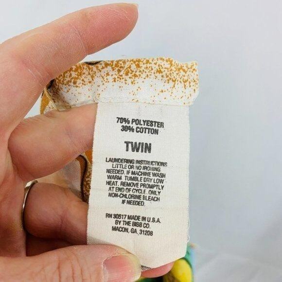 Vintage 90s TMNT Twin Sheet Complete Linen Cartoon Teenage Turtles - Picture 6 of 10